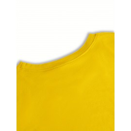 Women'S Casual Sushi Print T-Shirt - Short Sleeve Crew Neck, Vibrant Japanese Food Design, Machine Washable, Perfect for Spring/Summer Outings & Beach Vacations, Beachwear Tshirt | Playful Print Top | Machine Washable Top, Sushi Tshirt