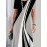 Women's Casual 3D Digital Print Striped A-Line Dress - Long Sleeve Round Neck Loose Fit with Contrast Stripes, Breathable Machine-Washable Spring/Summer Dress for Casual & Semi-Formal Occasions, Summer Fashion, Medium Elasticity Fabric